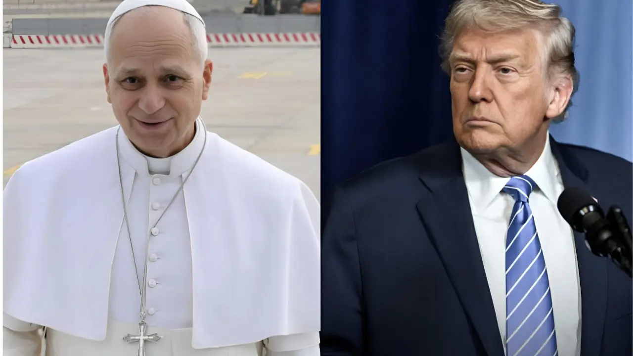 Papa Leão XIV e Donald Trump (Reprodução/Redes Sociais)