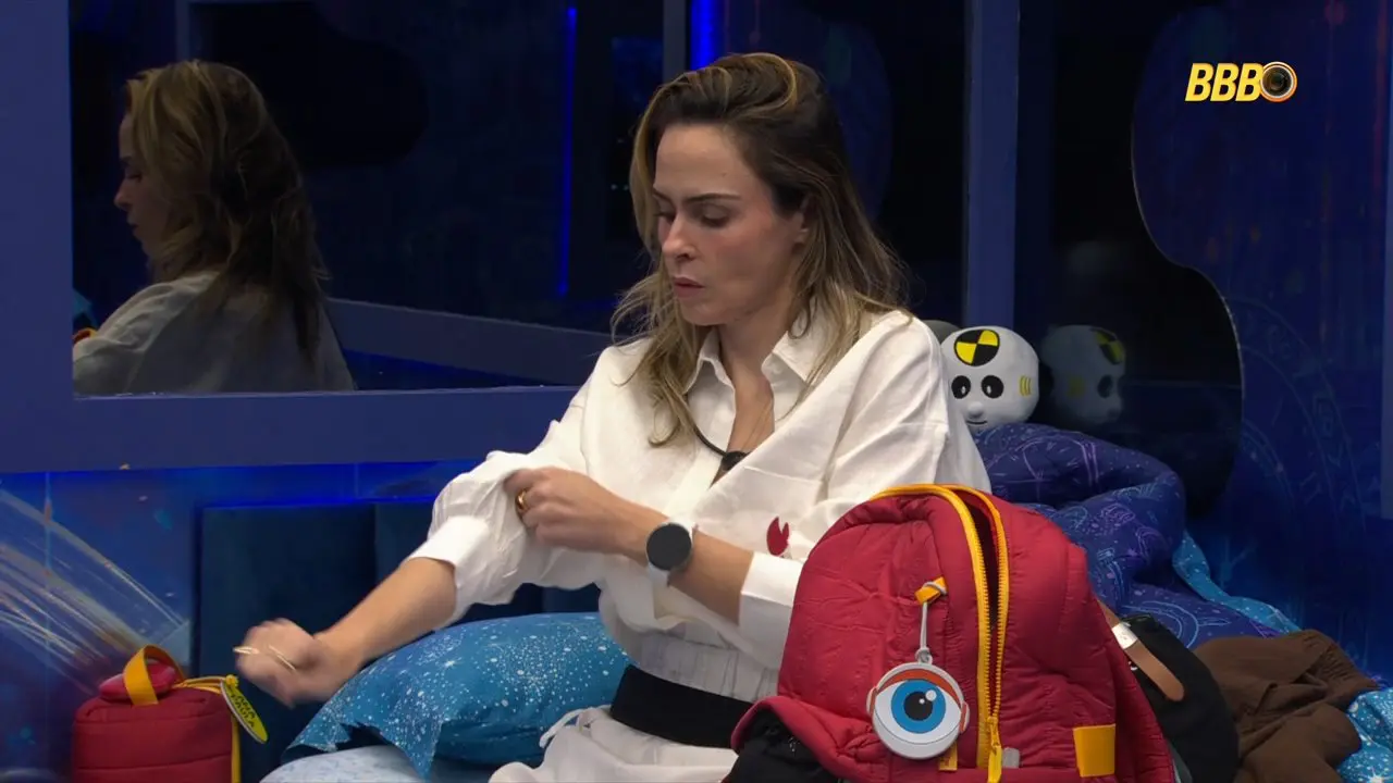 Ana Paula Renault no BBB 26. Foto: Reprodução/Globo.