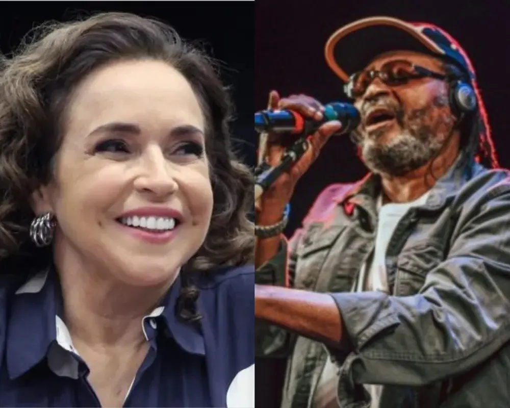Daniela Mercury e Edson Gomes. (Reprodução)