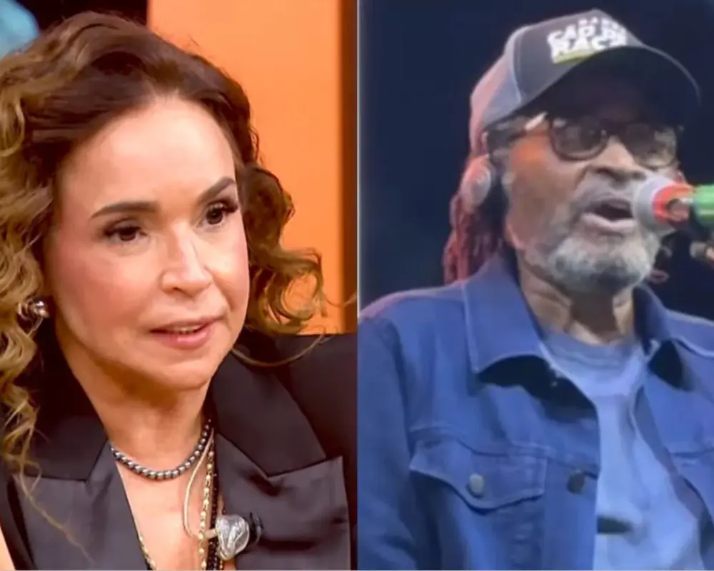 Daniela Mercury e Edson Gomes. (Reprodução)