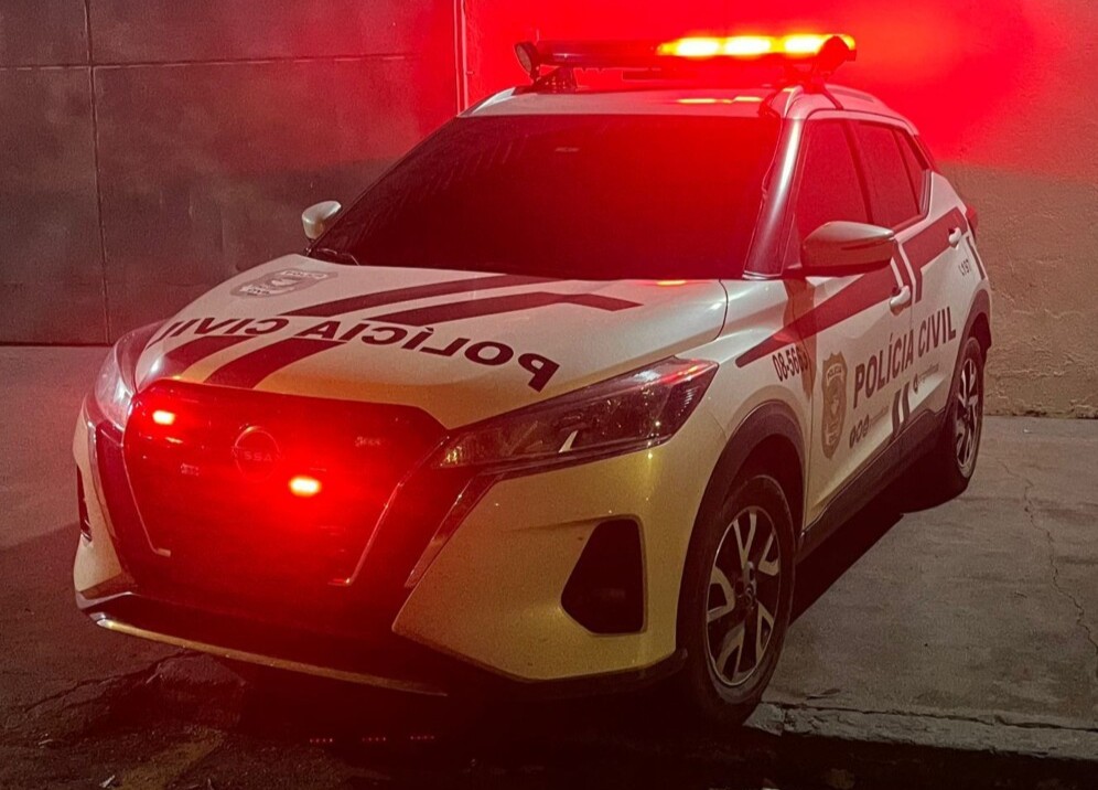 Suspeito foi detido em Luziânia (Foto: Polícia Civil GO)
