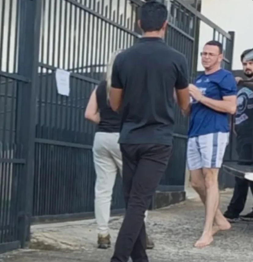 Momento da prisão de Elias Pires Monteiro - Reprodução: Redes Sociais 
