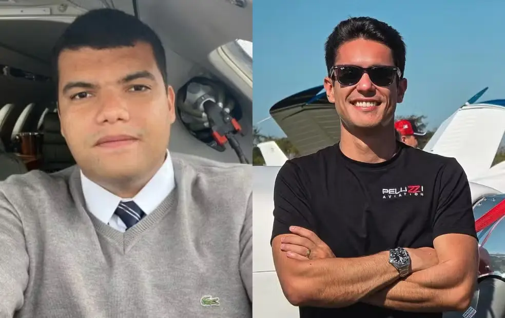 Saiba quem eram o piloto e copiloto que morreram na queda e avião em restaurante no RS