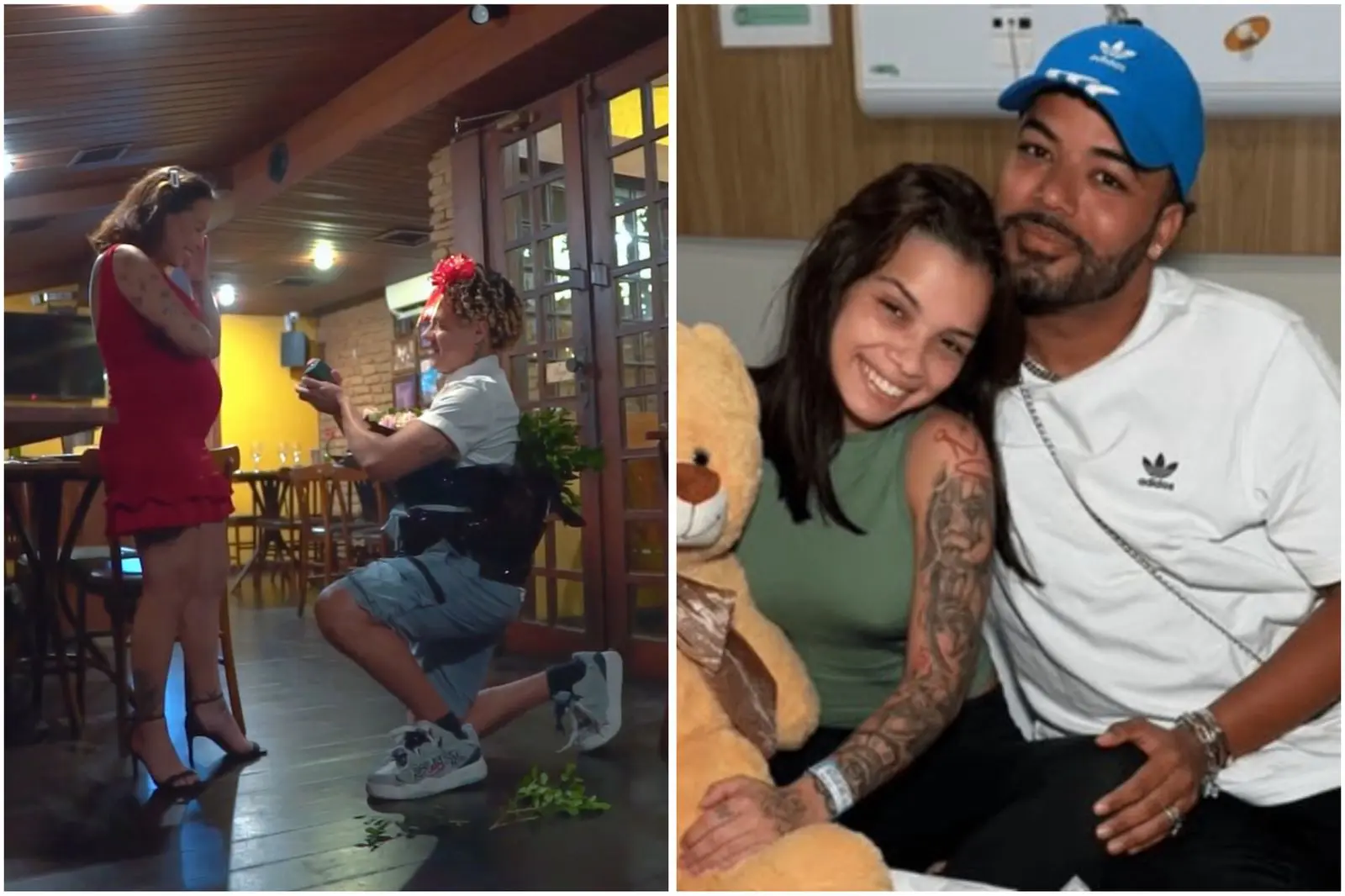 Após anunciar gravidez, Kamylinha Santos fica noiva e compartilha pedido nas redes (Foto: Reprodução/Redes sociais)