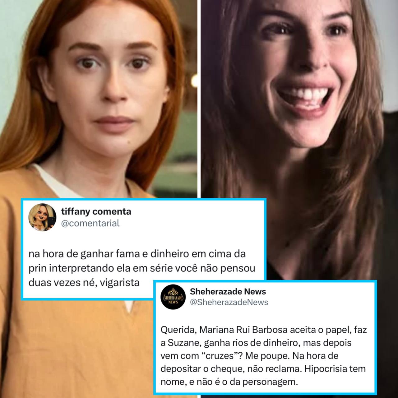 Internautas criticam Marina Ruy Barbosa ao reagir documentário de Suzane von Richthofen || Reprodução: Redes Sociais 