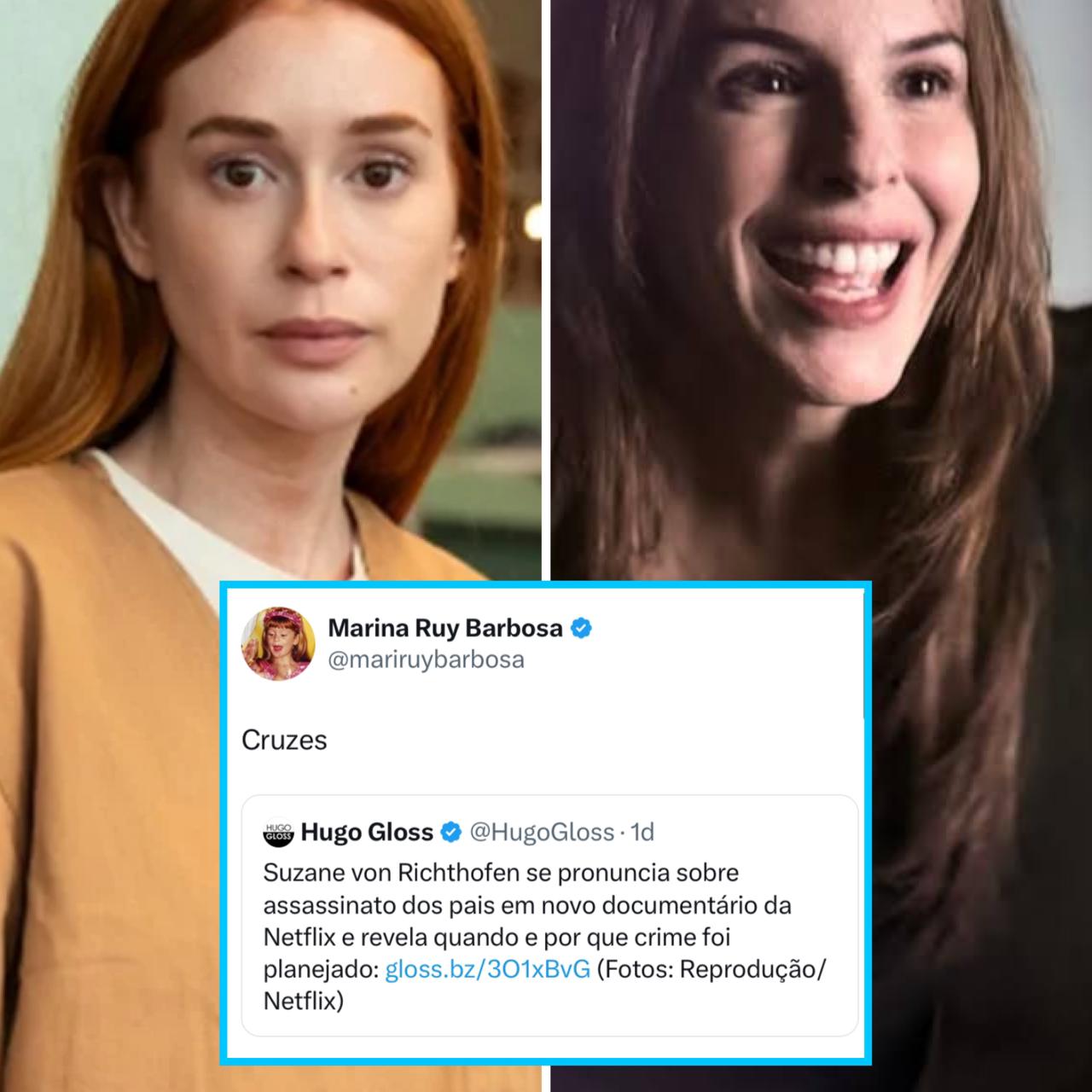 Marina Ruy Barbosa reage documentário de Suzane von Richthofen || Reprodução: Redes Sociais 