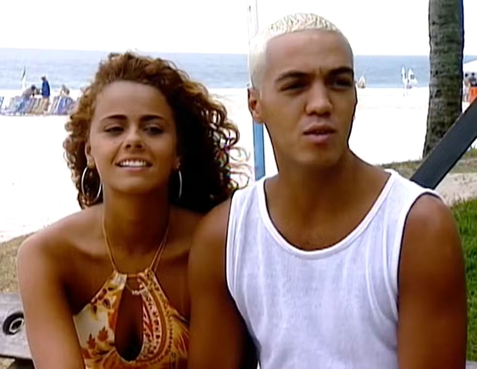 A foto antiga do ex-casal resgatada para novela || Reprodução: Redes Sociais 