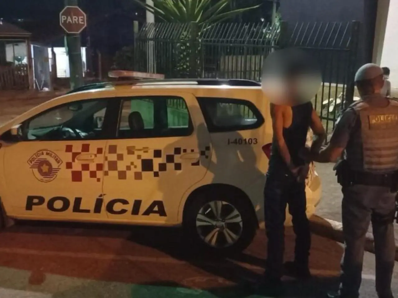 objeto inusitado || Reprodução: Polícia Militar 