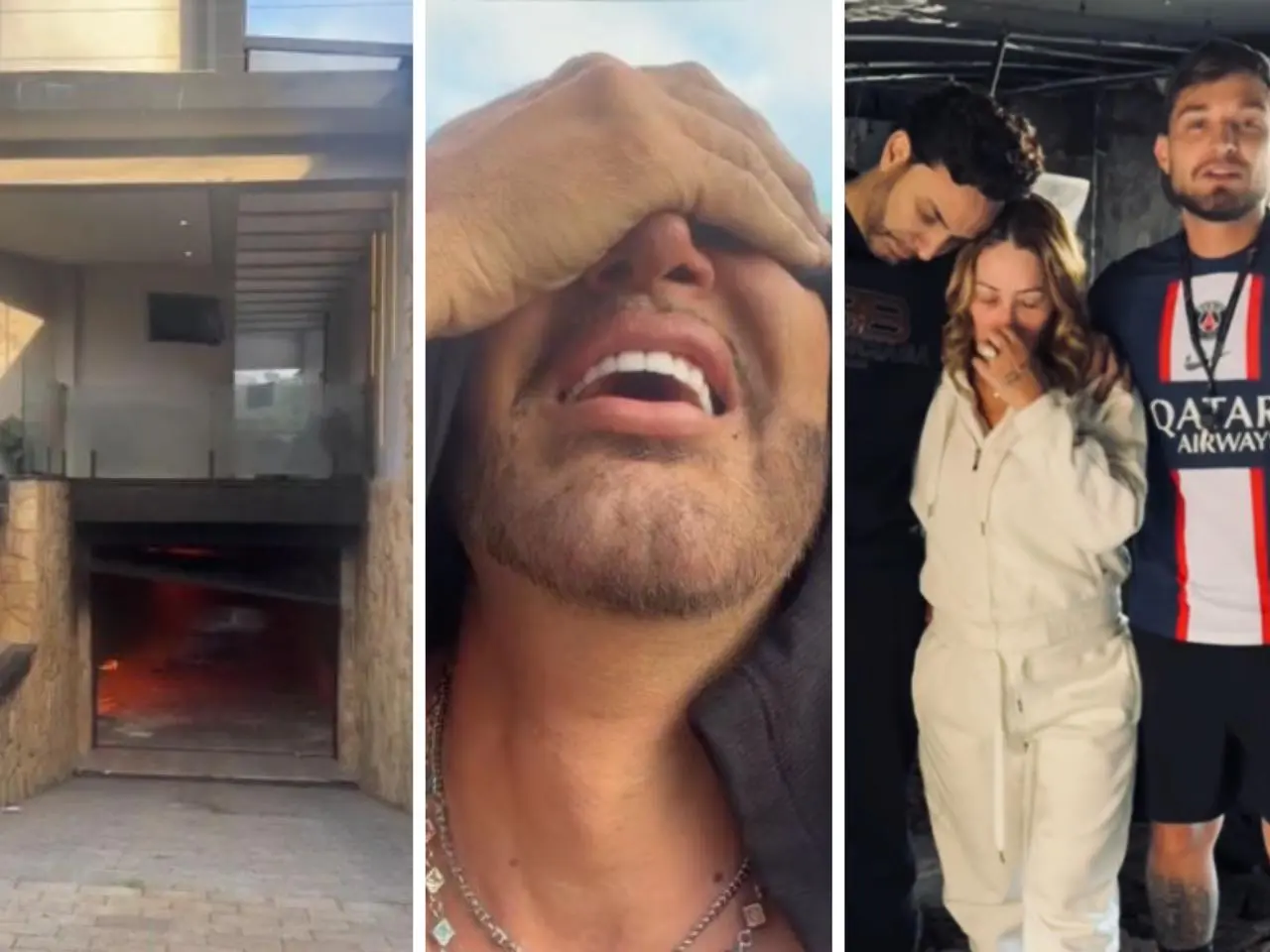 Casa dos pais do MC Gui pega fogo em São Paulo || Reprodução: Redes Sociais 