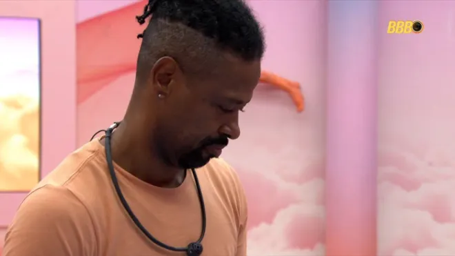 Leandro Boneco de volta ao BBB 26 (Foto: Reprodução TV Globo/BBB 26)