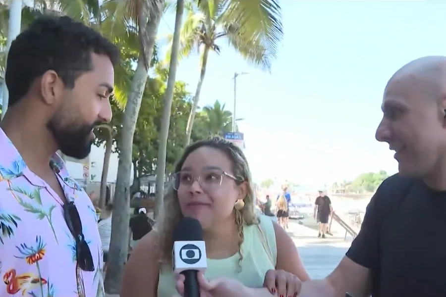 Casal discute ao vivo sobre eliminação de Ana Paula Renault no BBB 26. Reprodução: Globoplay