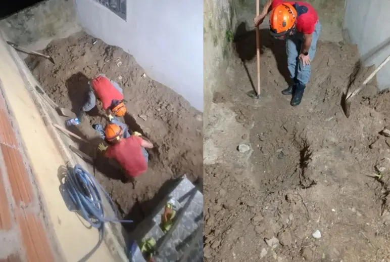 Homem é preso após matar esposa e enterrar corpo no quintal de casa; vídeo
