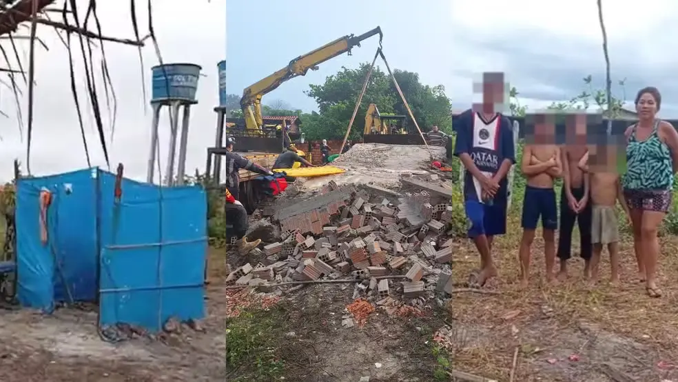 Mãe que morreu após desabamento pedia ajuda financeira para construir casa para os filhos (Foto: Reprodução)
