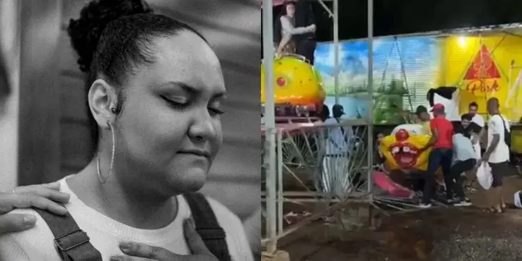 Novo vídeo mostra queda de estrutura no mesmo parque que causou morte de cantora gospel (Foto: Reprodução/Redes sociais)