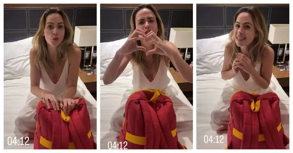 Ana Paula Renault gravou vídeo após chegar ao hotel depois da Final do BBB 26 (Foto: Reprodução/Instagram)