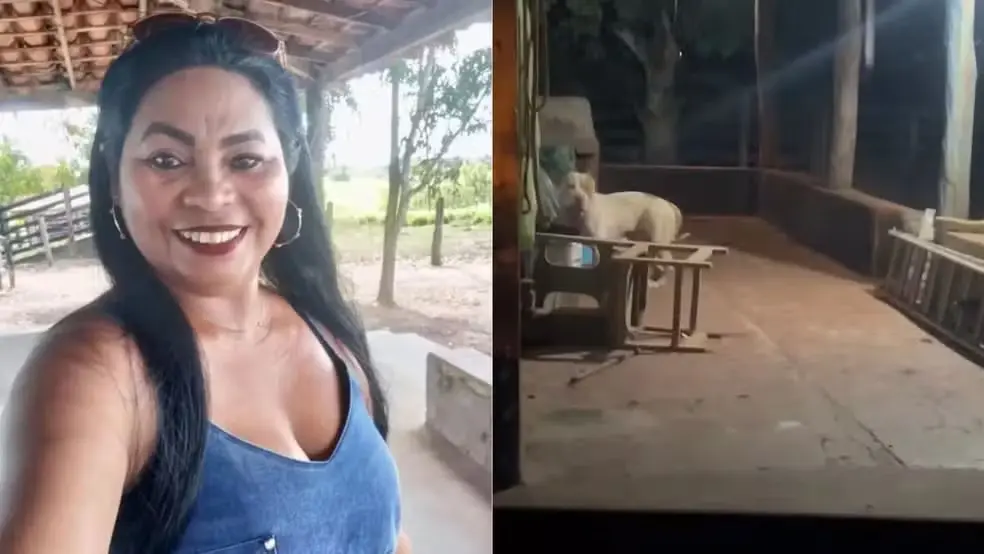 Mulher morta após ataque de pitbull (Foto: Reprodução/Redes sociais)