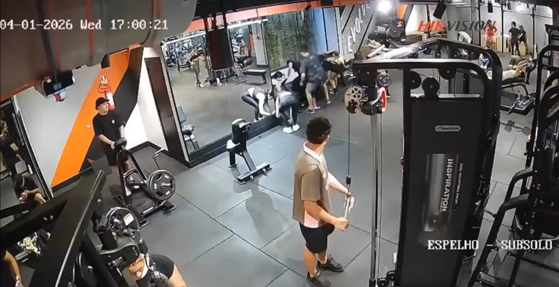 Aluna sofreu acidente grave no treino (Foto: Reprodução)