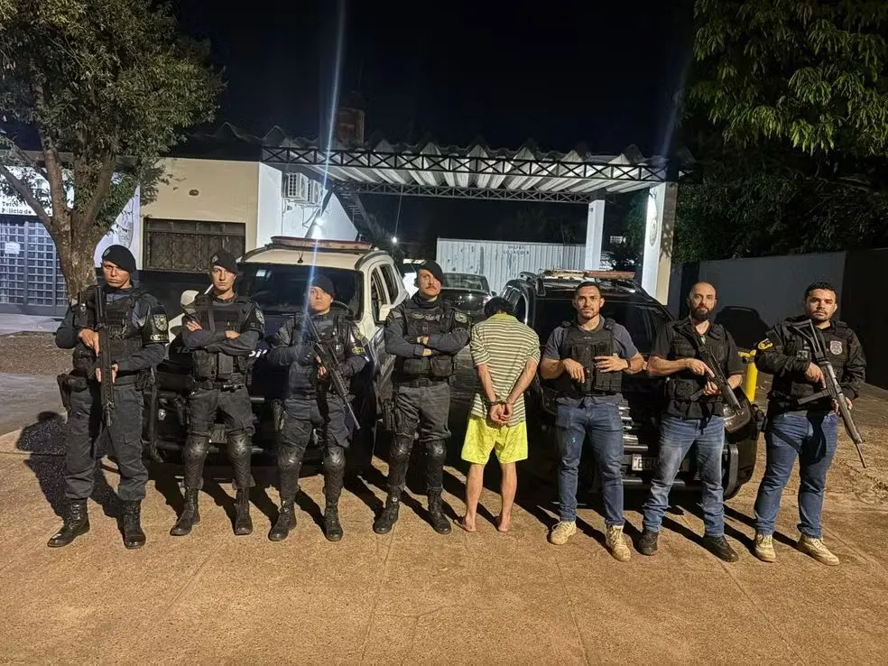 Reinaldo Vieira foi preso no MS (Foto: Polícia Civil SP)