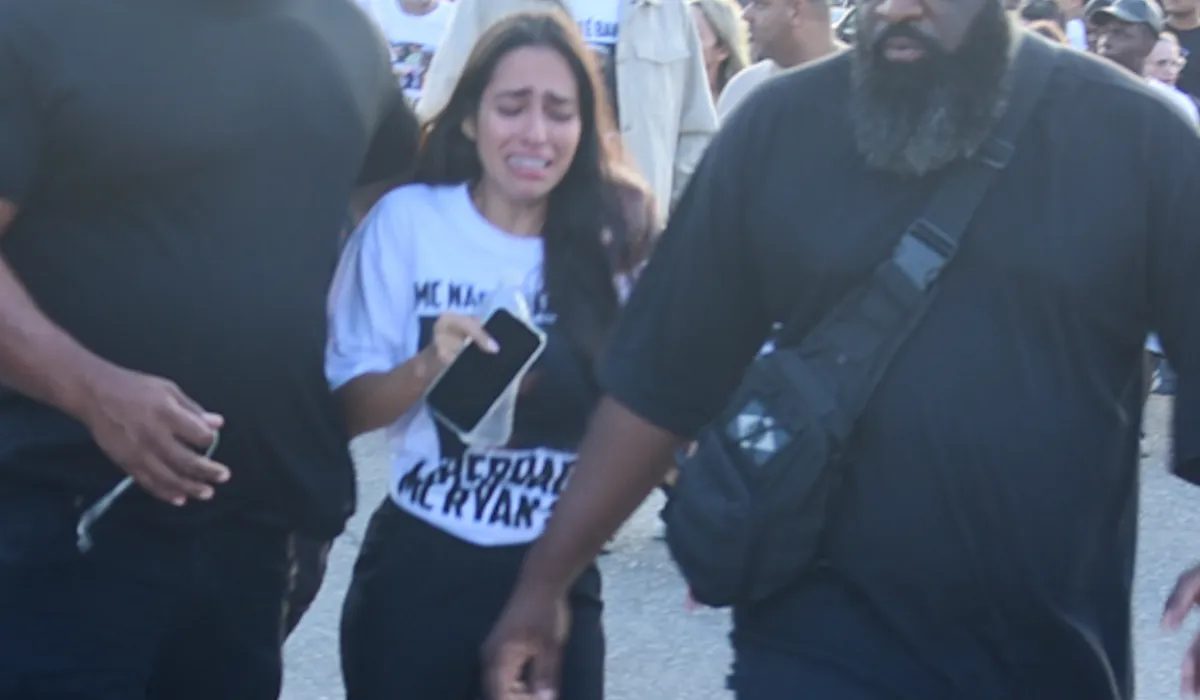 Giovanna Roque foi até o presídio (Foto: Reprodução / Edu Araujo Agnews)