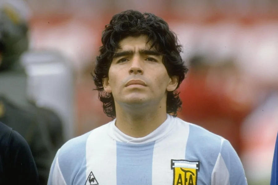 Maradona com a seleção argentina 