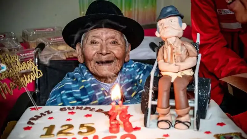 Marcelino “Mashico” vivia em área rural e se tornou conhecido por sua longevidade extraordinária, chegando a quase 126 anos. Foto: Divulgação / Redes sociais.