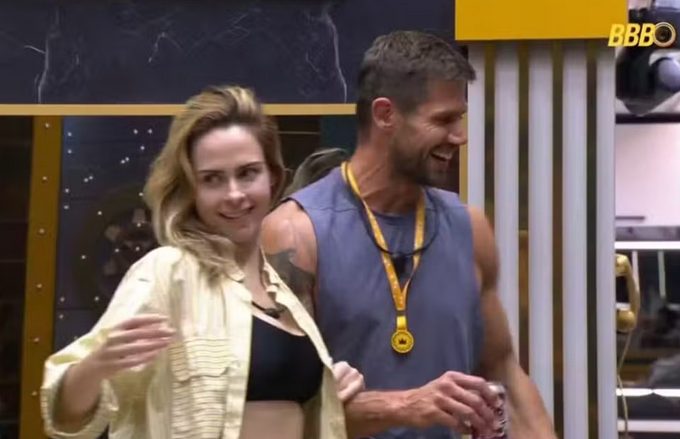Ana Paula Renault e Jonas Sulzbach no BBB 26 (Foto: Reprodução TV Globo/BBB26/GShow)