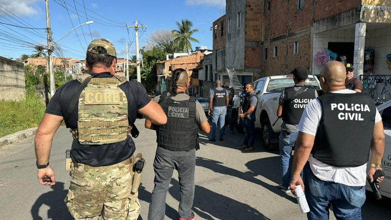 Polícia caçou suspeitos de assassinato (Foto: Polícia Civil BA)