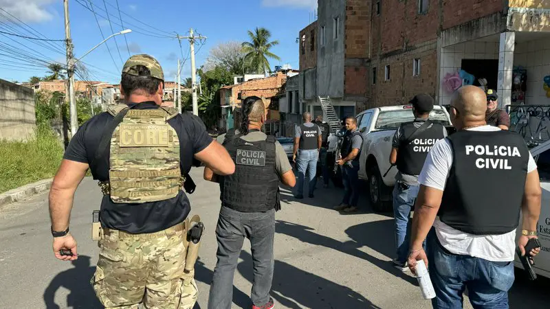 Polícia caçou suspeitos de assassinato (Foto: Polícia Civil BA)