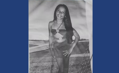 Adolescente Myrella Freire Venceslau, de 13 anos, foi encontrada morta em São João de Meriti, na Baixada Fluminense — Foto: Reprodução / TV Globo