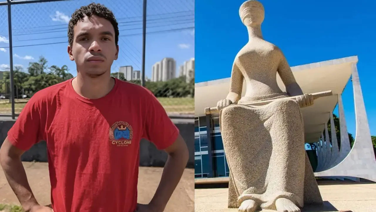 Eduardo Jesus Rodrigues e STF (Foto: Reprodução)