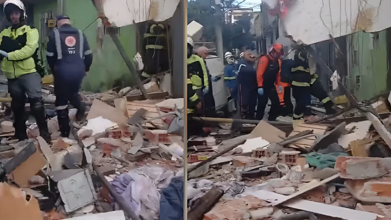Explosão atinge imóveis no Jaguaré e deixa moradores em desespero