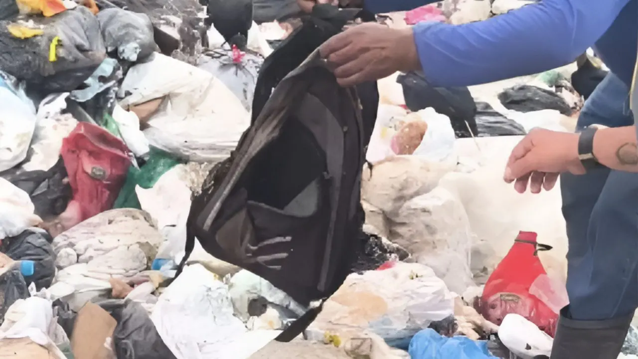 Recém-nascida encontrada no lixão (Foto: Reprodução/Redes Sociais)