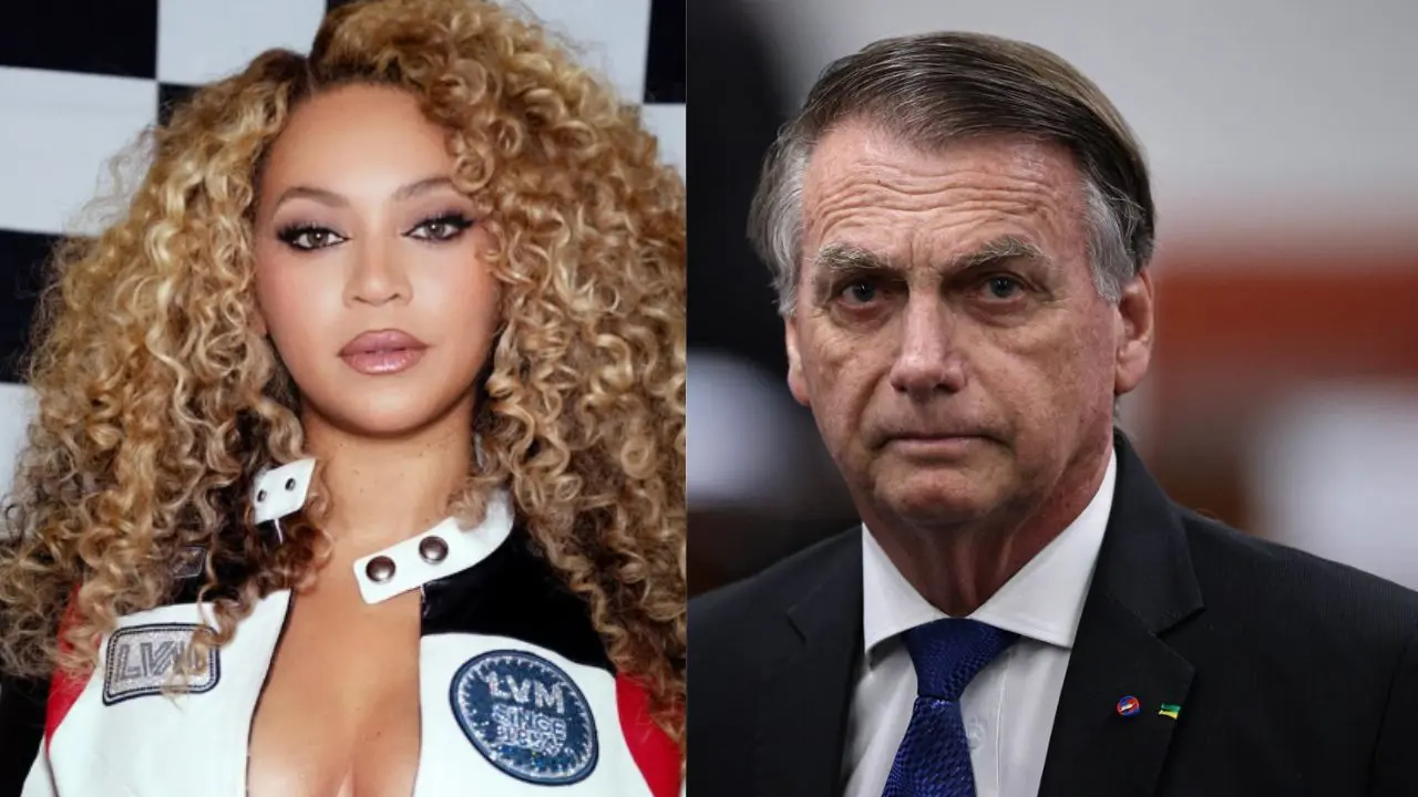 Beyoncé e Jair Bolsonaro (Reprodução/Redes Sociais/Ton Molina/STF)