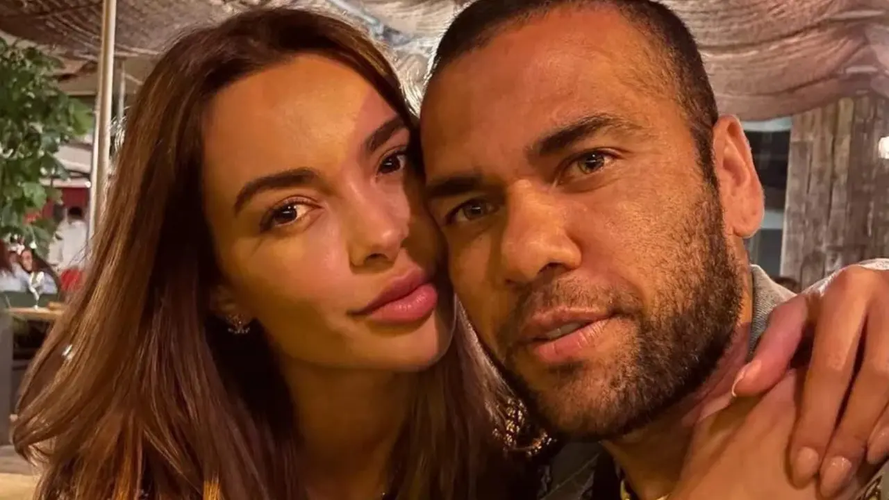 Joana Sanz e Daniel Alves (Reprodução/Redes Sociais)