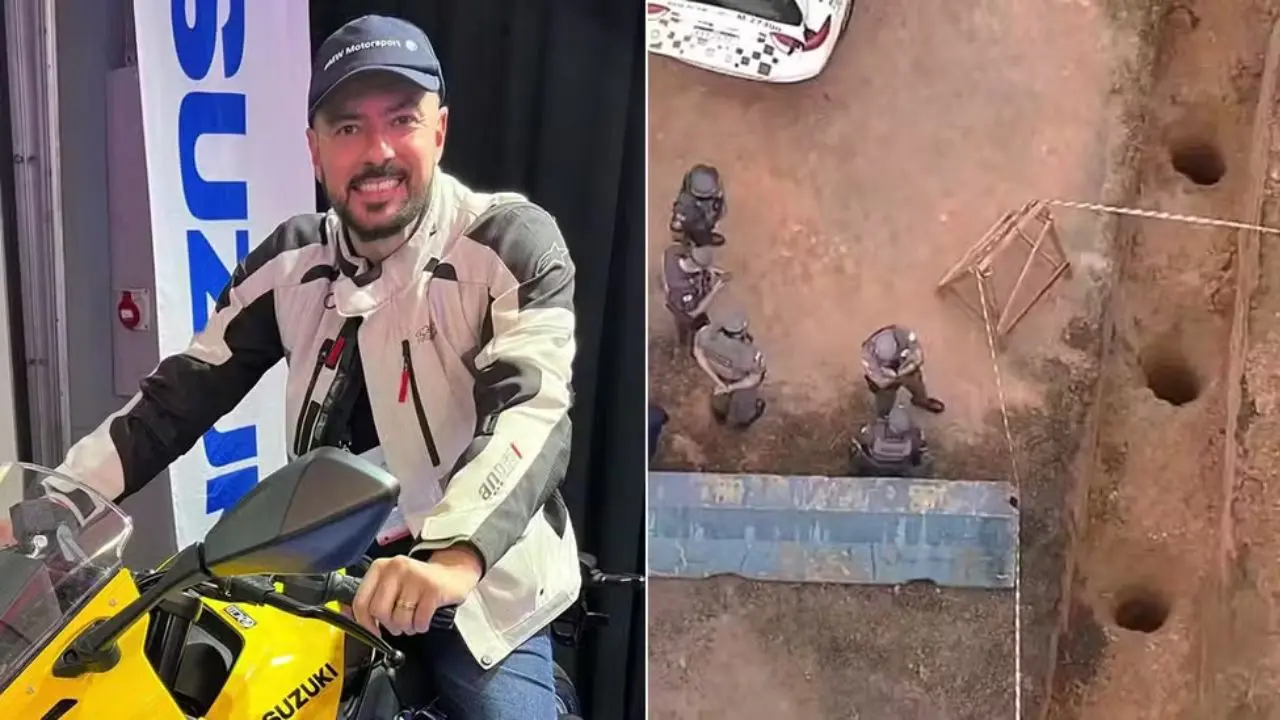 Corpo de empresário foi encontrado em buraco no Autódromo de Interlagos  (Foto: Reprodução)