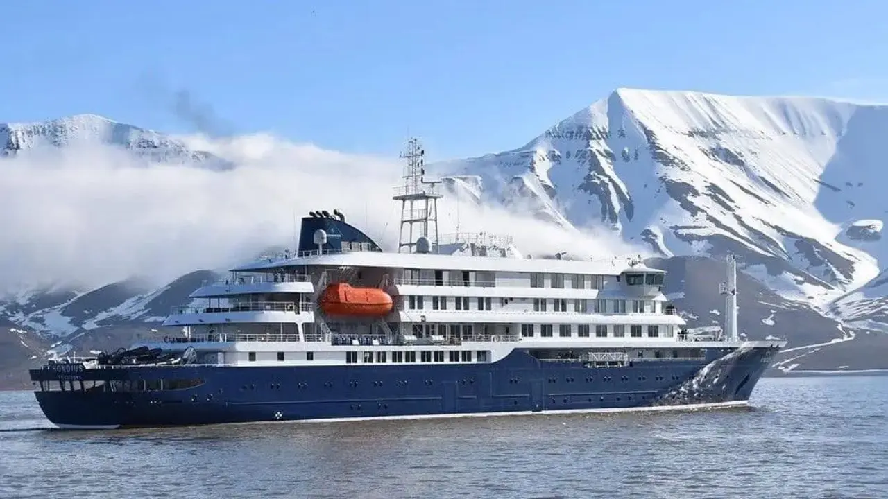 O cruzeiro MV Hondius (Foto: Reprodução/Redes Sociais))