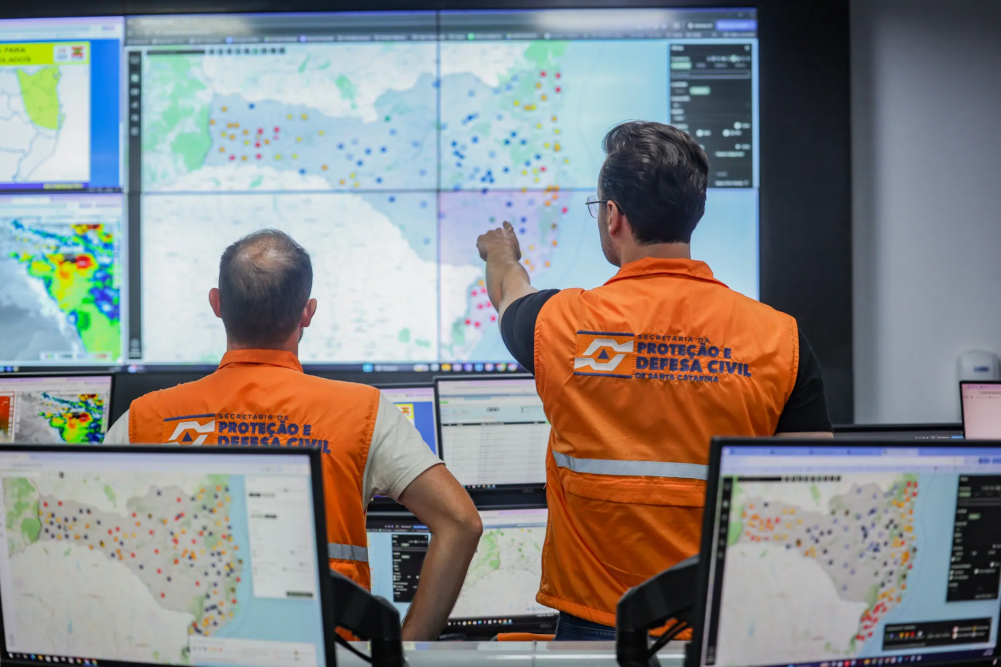 Santa Catarina ampliou investimentos em monitoramento e prevenção de desastres (Foto: Thiago Kaue / SecomGOVSC)