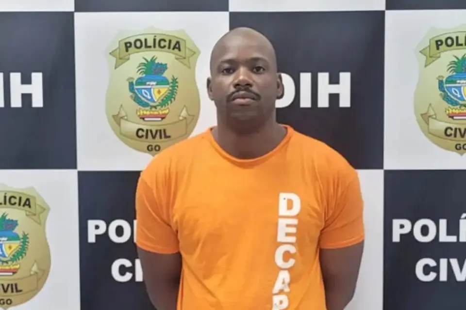 Homem foi preso por matar estudante (Foto: Polícia Civil GO)