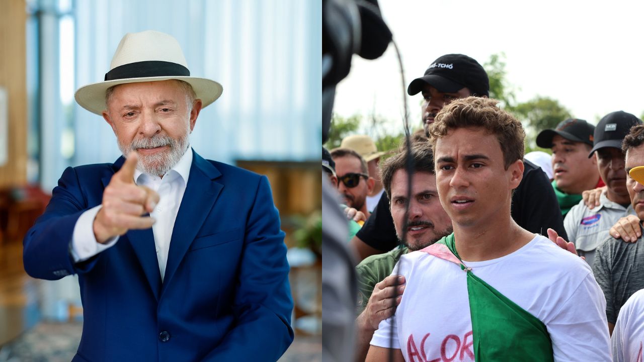 Justiça nega pedido e mantém postagem de Nikolas Ferreira sobre Lula e Janja no ar (Fotos: Ricardo Stuckert / PR e Beto Barata/ PL)