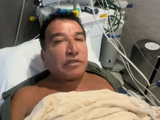 Magno Malta no hospital