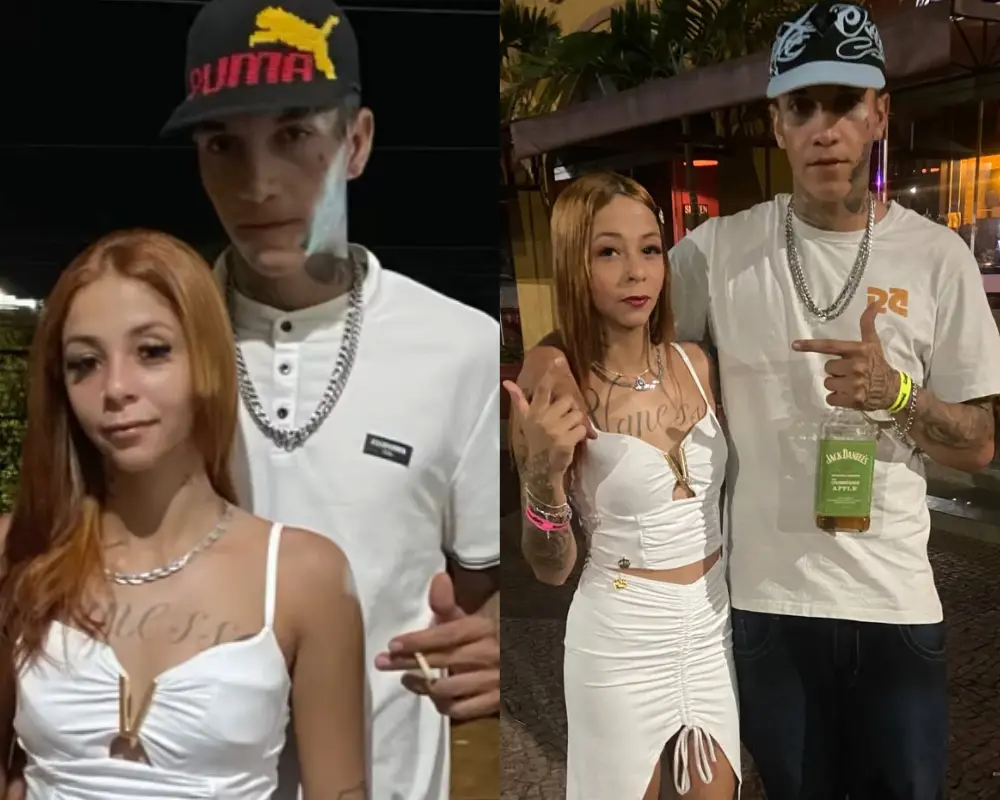 Kailayne Mirele Espiridião (19) e Gabriel dos Santos Souza (19). (Reprodução / redes sociais)