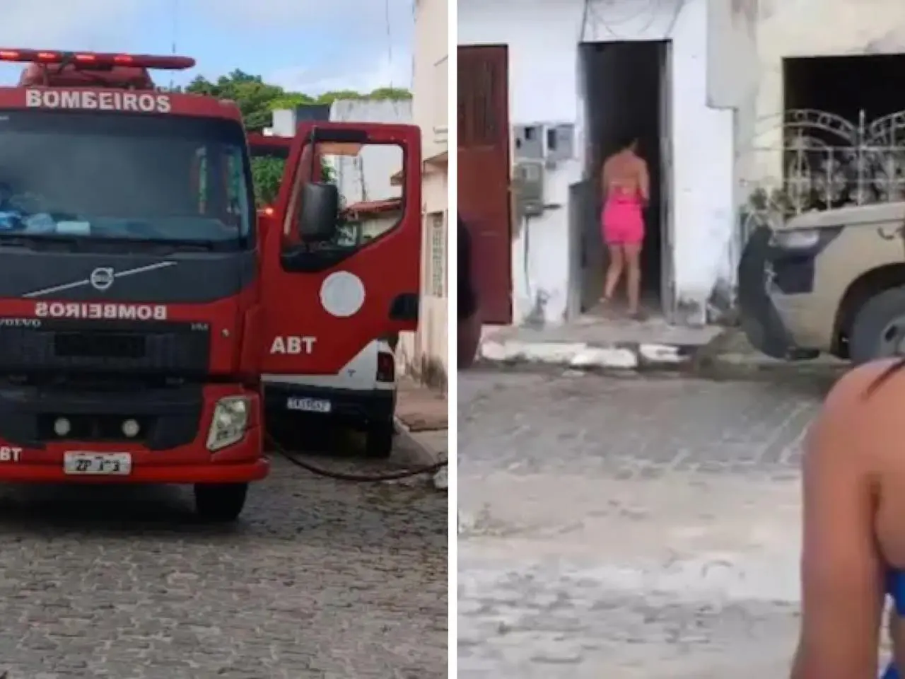 Incêndio em Serrinha, na Bahia, mata três crianças || Reprodução: Redes Sociais 