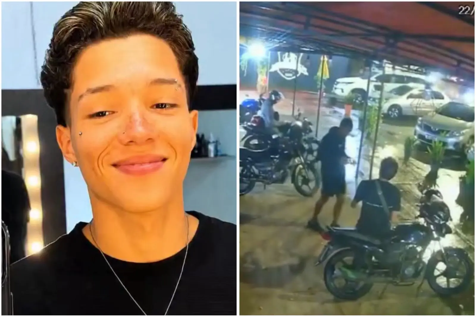 Vídeo mostra últimos momentos de mototaxista antes de desaparecer (Foto: Reprodução)
