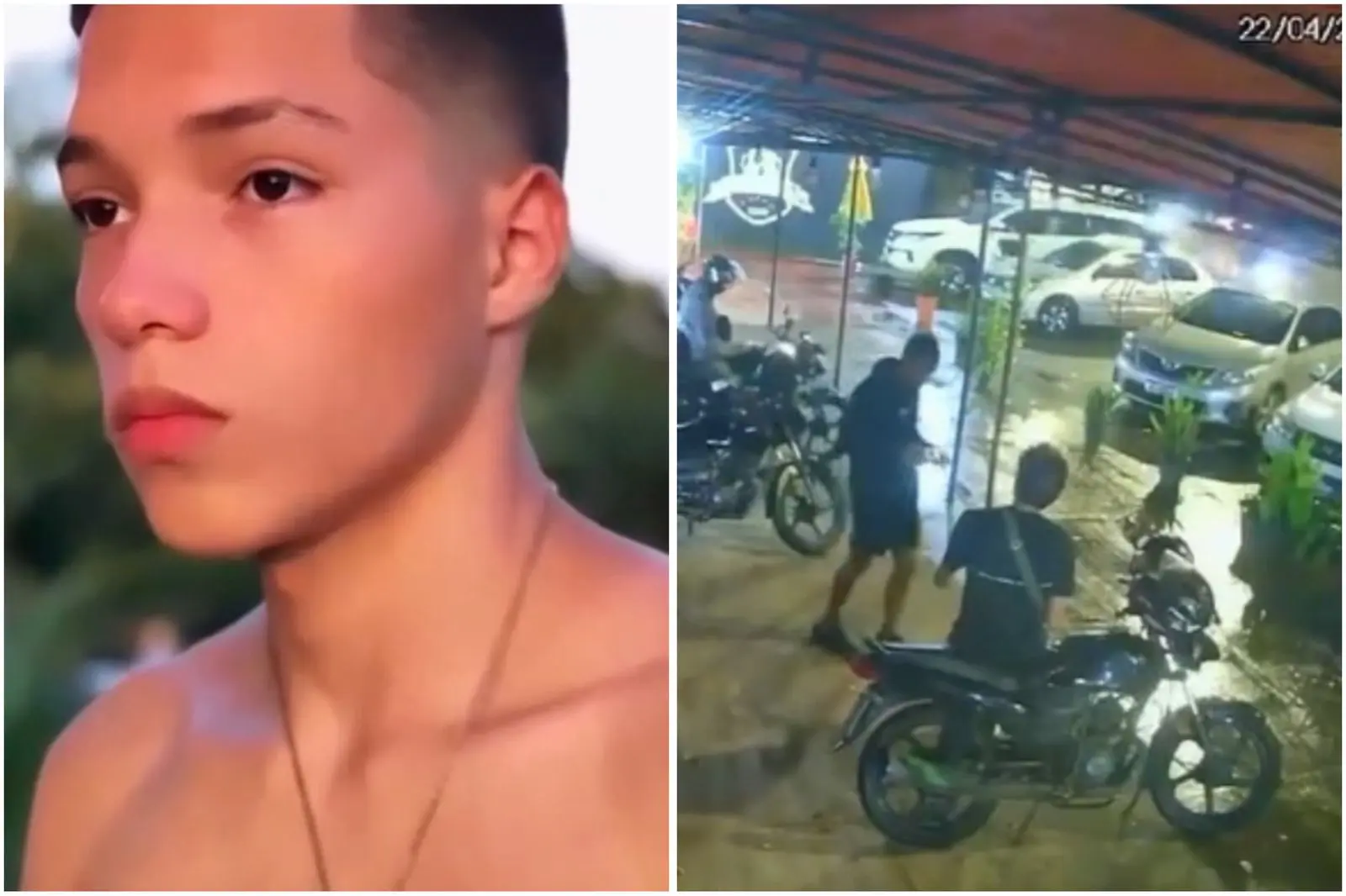 Vídeo mostra últimos momentos de mototaxista antes de desaparecer (Foto: Reprodução/Redes sociais)