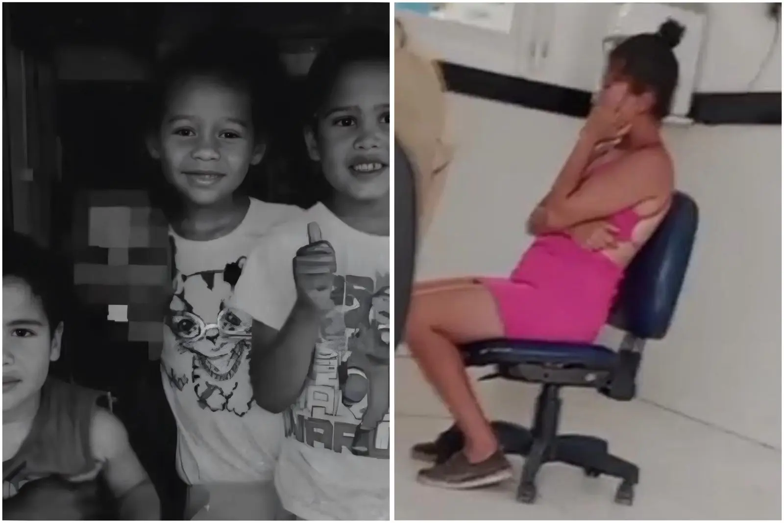 Mãe presa após filhos morrerem abraços em incêndio mostra frieza em depoimento: 'Morreram foi?' (Foto: Reprodução)