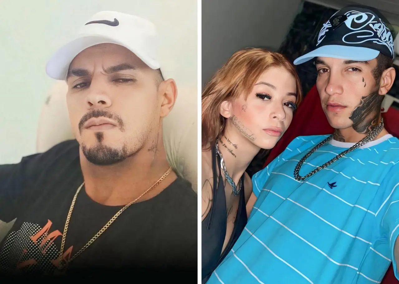 Caíque, acusado de cometer o crime conta a Barbie do Crime e o namorado || Reprodução: Redes Sociais 