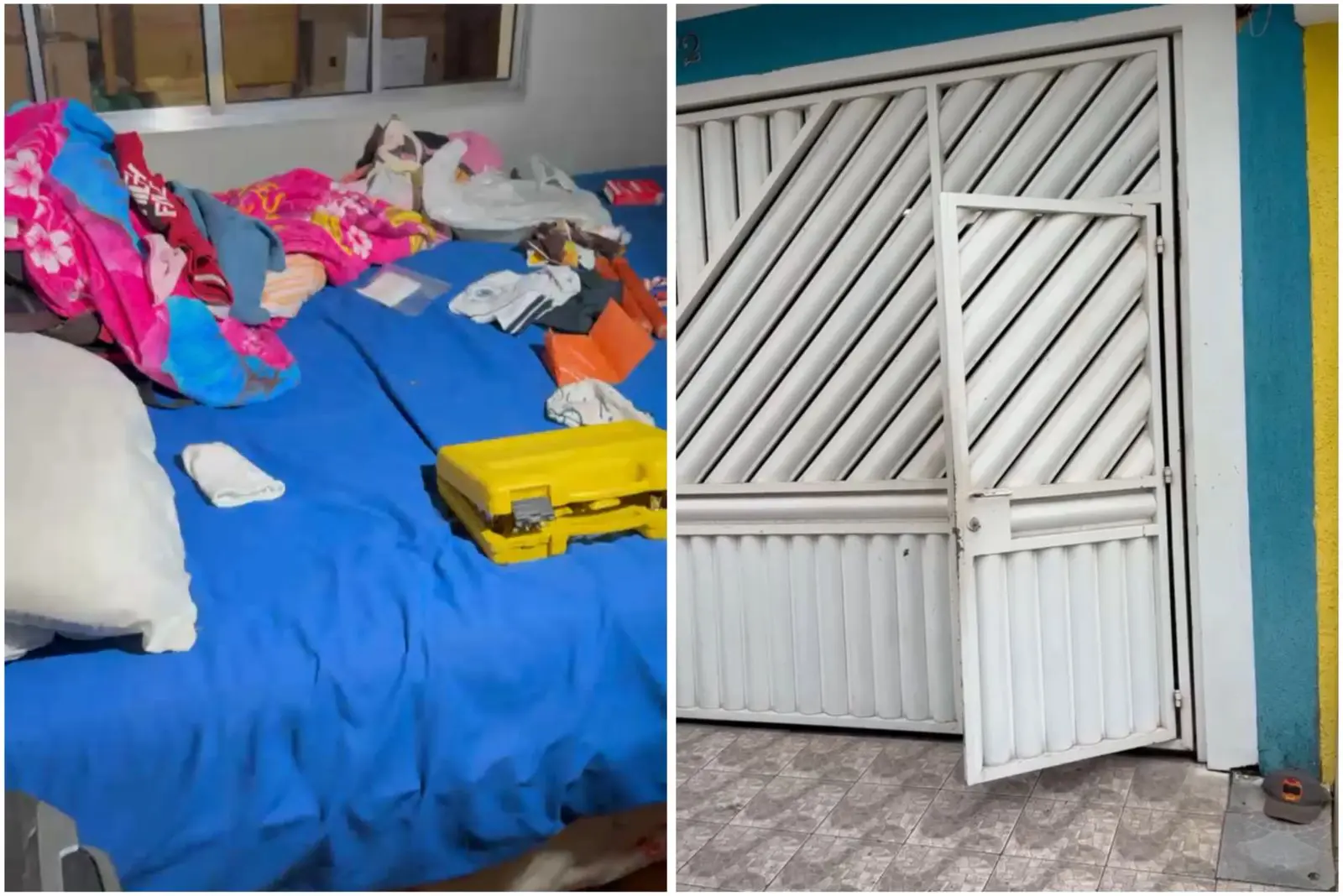 Casa onde menino foi encontrado morto e acorrentado (Foto: Bacci Notícias)