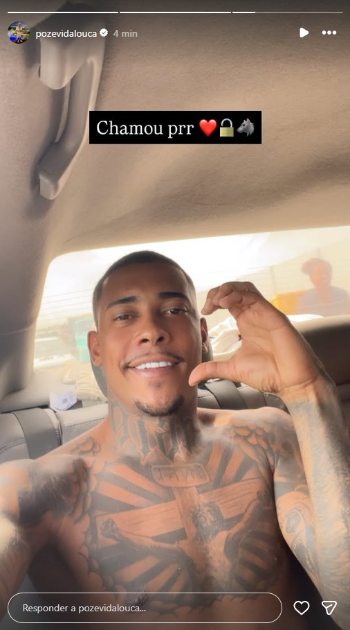 MC Poze fez primeira postagem (Foto: Reprodução / Redes Sociais)