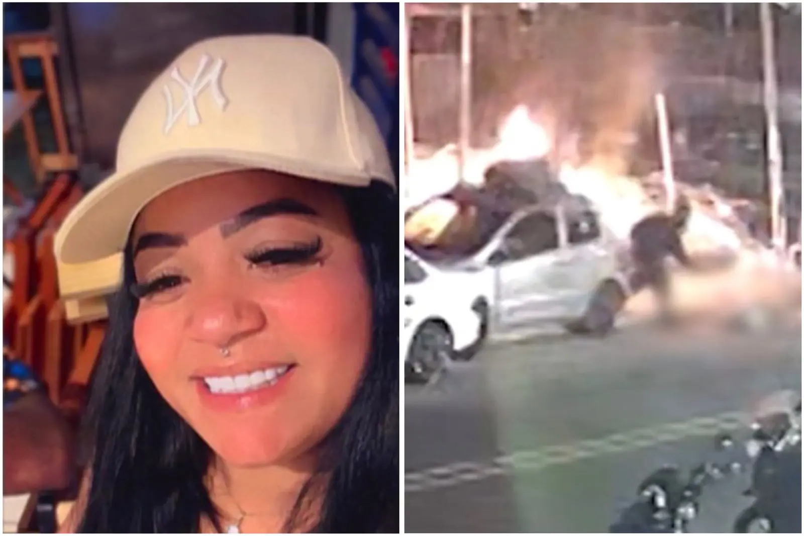 Filho chora ao ver mãe ser morta durante festa de aniversário (Foto: Reprodução)