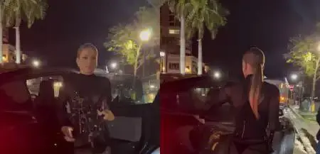 Ex-BBB é barrada em restaurante por usar look transparente mostrando a calcinha (Foto: Reprodução/Redes sociais)